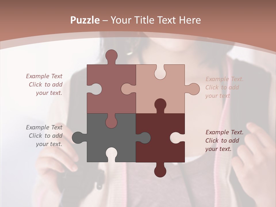 Race Adolescence Lady PowerPoint Template