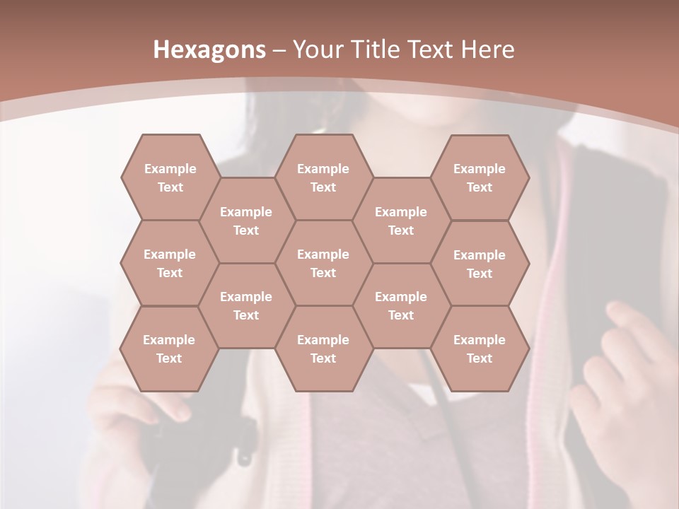 Race Adolescence Lady PowerPoint Template