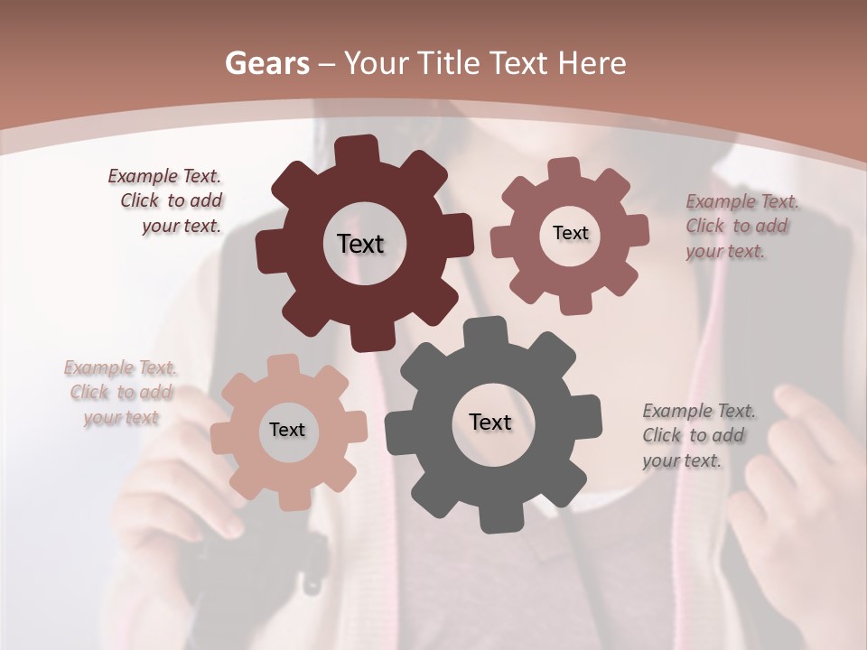 Race Adolescence Lady PowerPoint Template