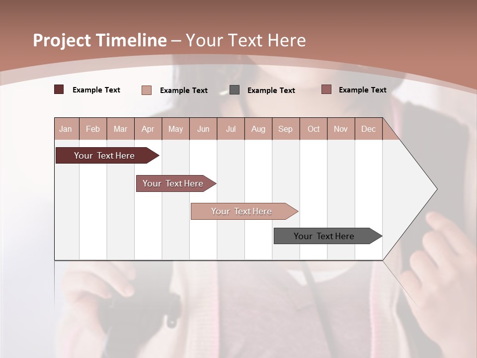 Race Adolescence Lady PowerPoint Template