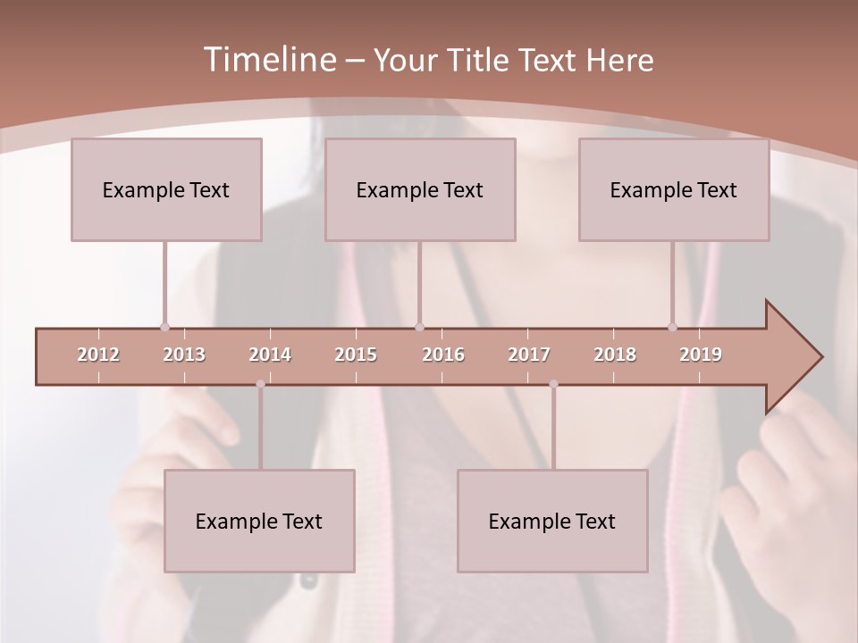 Race Adolescence Lady PowerPoint Template