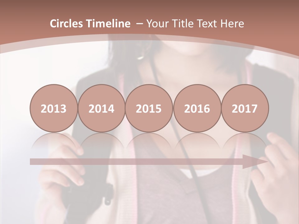 Race Adolescence Lady PowerPoint Template