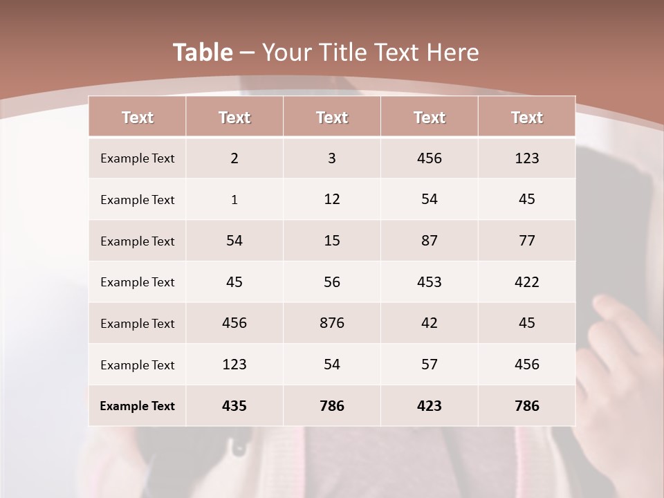 Race Adolescence Lady PowerPoint Template