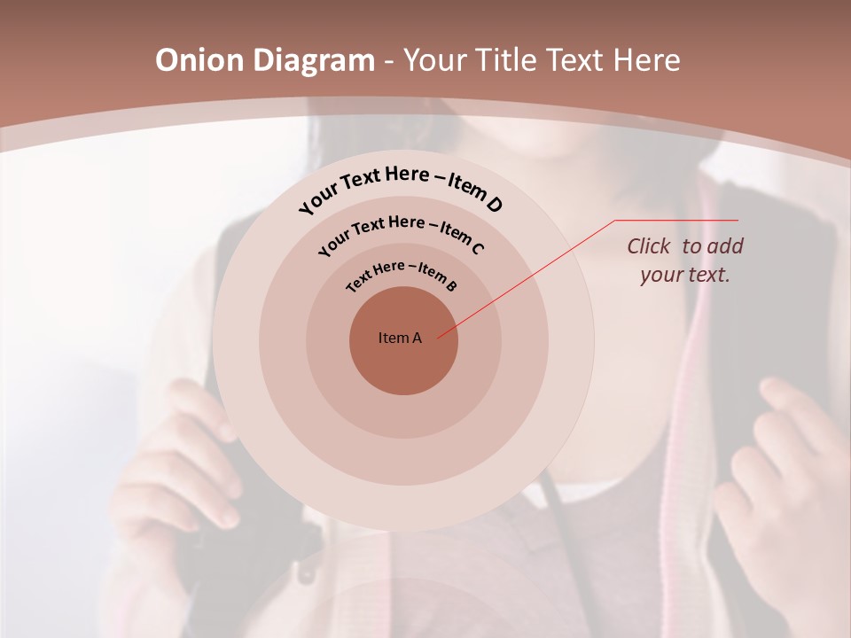 Race Adolescence Lady PowerPoint Template