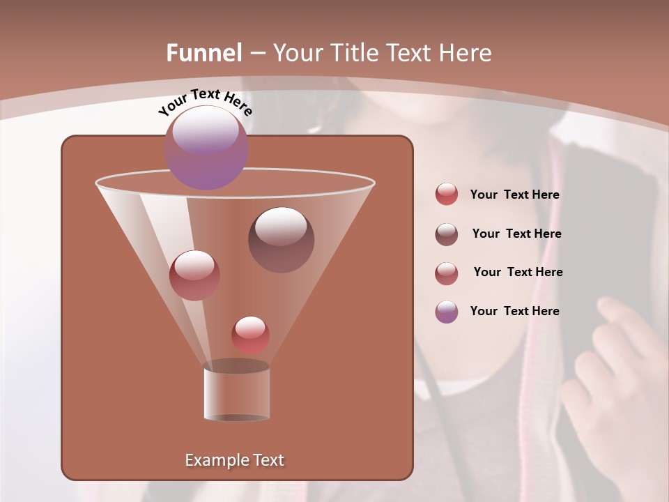 Race Adolescence Lady PowerPoint Template