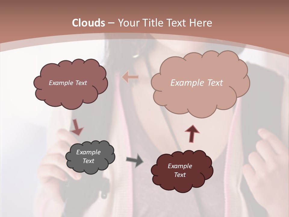 Race Adolescence Lady PowerPoint Template
