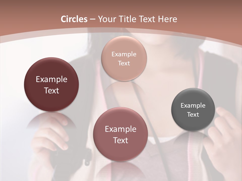 Race Adolescence Lady PowerPoint Template