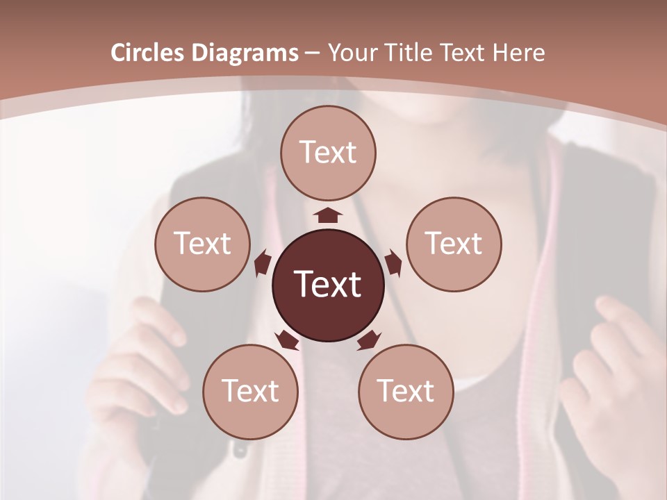 Race Adolescence Lady PowerPoint Template