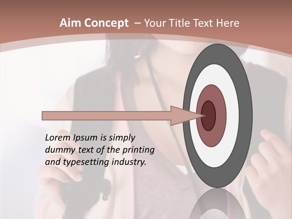 Race Adolescence Lady PowerPoint Template