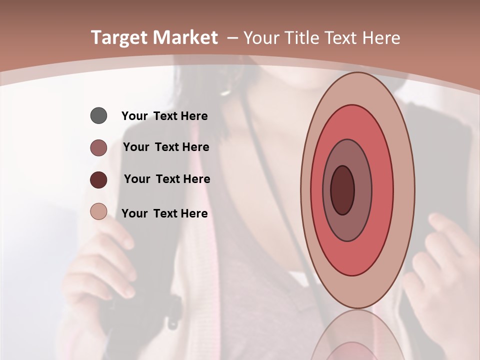 Race Adolescence Lady PowerPoint Template