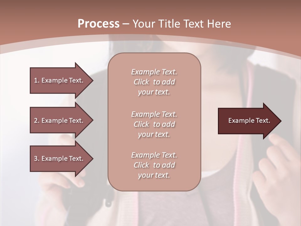 Race Adolescence Lady PowerPoint Template