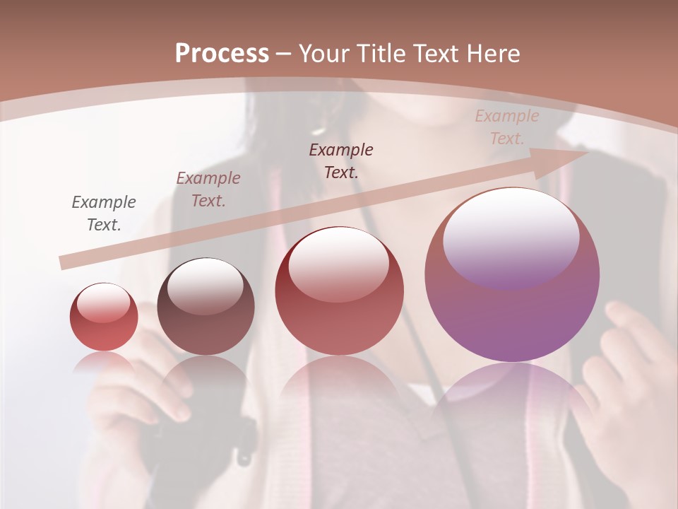 Race Adolescence Lady PowerPoint Template