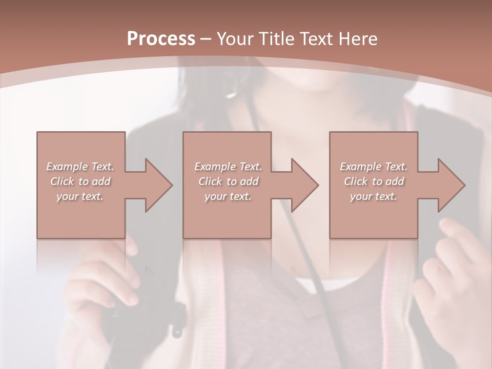 Race Adolescence Lady PowerPoint Template