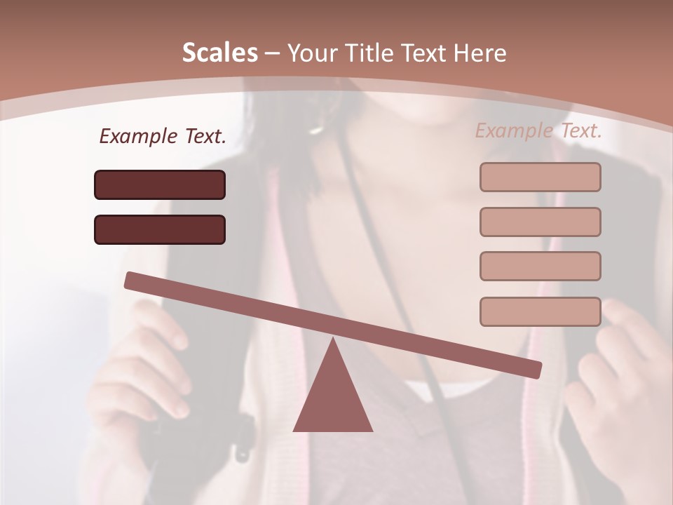 Race Adolescence Lady PowerPoint Template