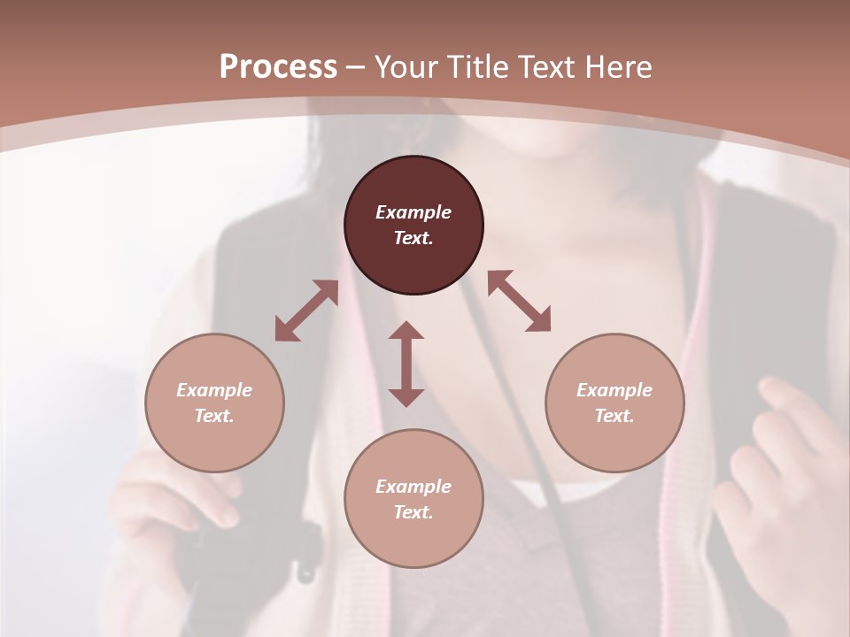 Race Adolescence Lady PowerPoint Template