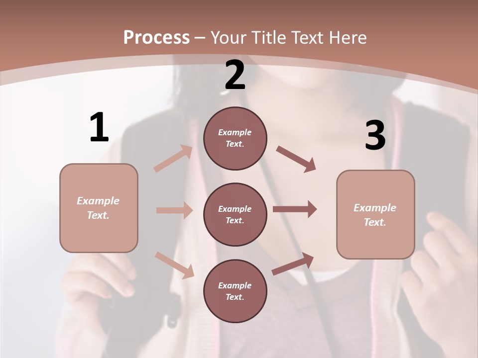 Race Adolescence Lady PowerPoint Template
