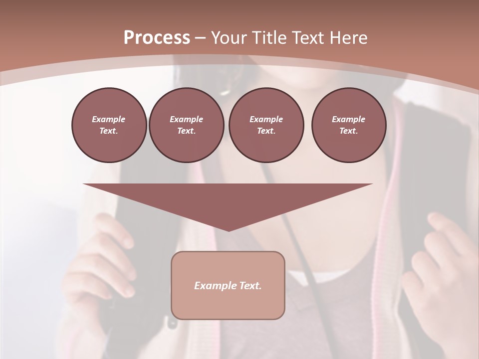 Race Adolescence Lady PowerPoint Template