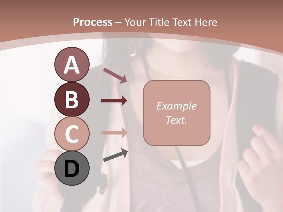 Race Adolescence Lady PowerPoint Template