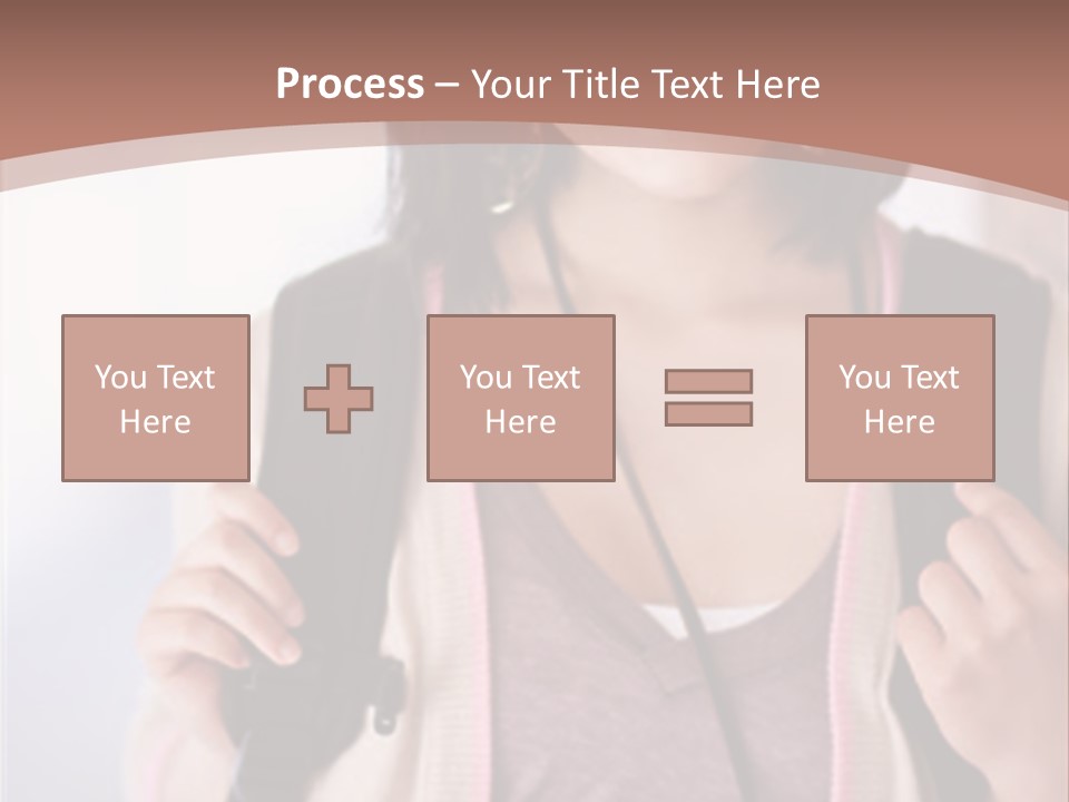 Race Adolescence Lady PowerPoint Template