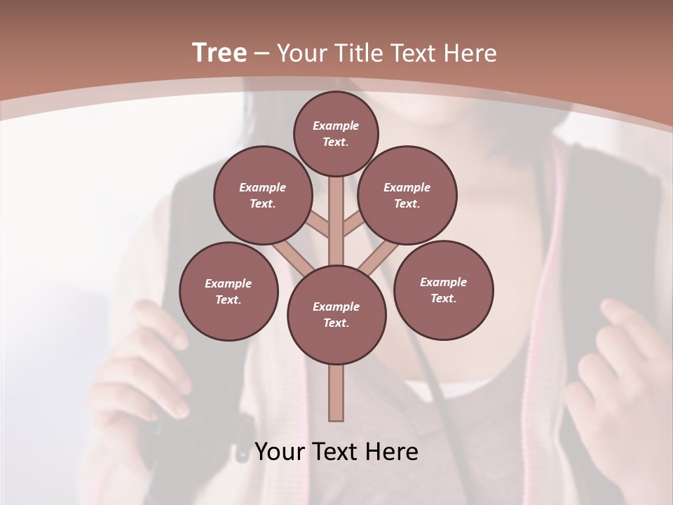 Race Adolescence Lady PowerPoint Template