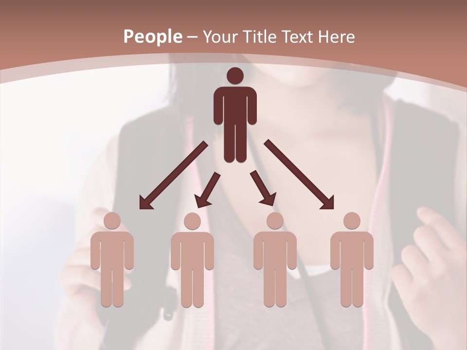 Race Adolescence Lady PowerPoint Template