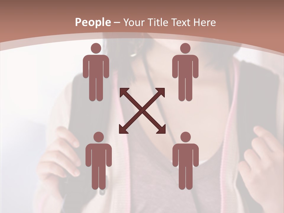 Race Adolescence Lady PowerPoint Template