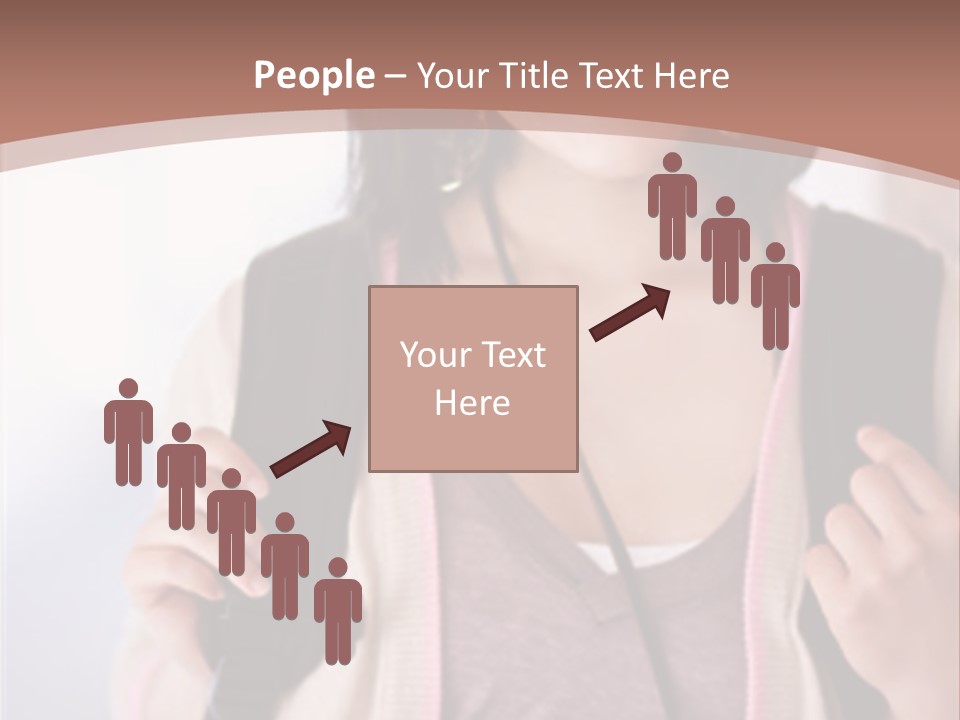 Race Adolescence Lady PowerPoint Template