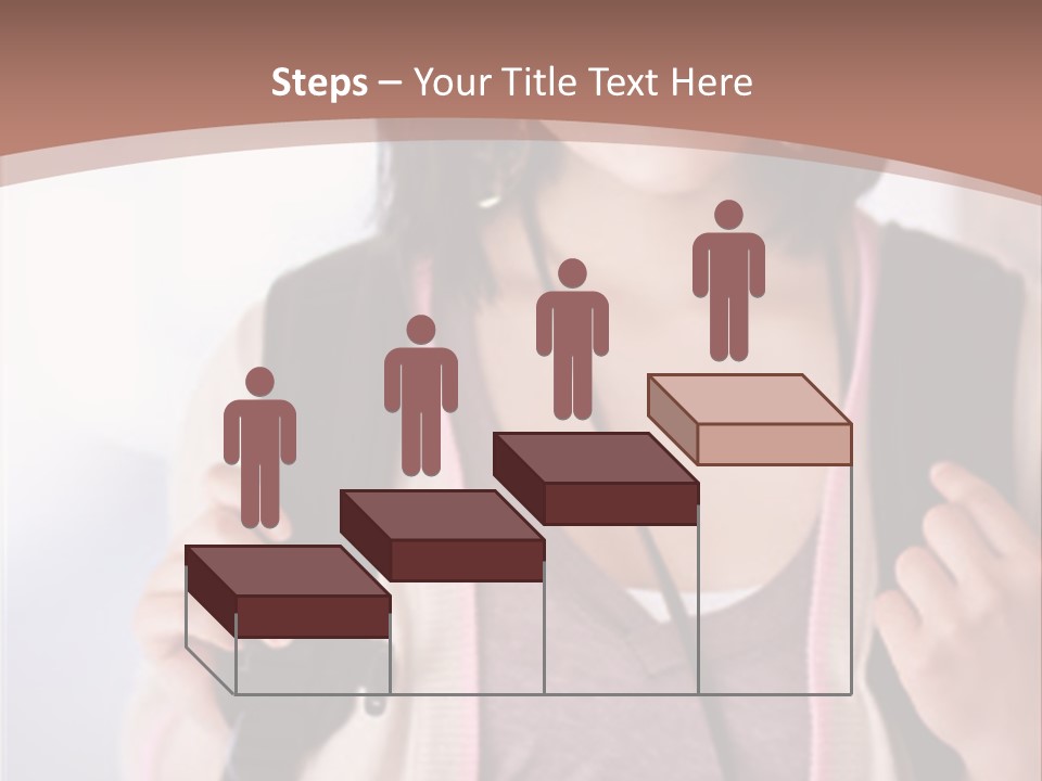 Race Adolescence Lady PowerPoint Template