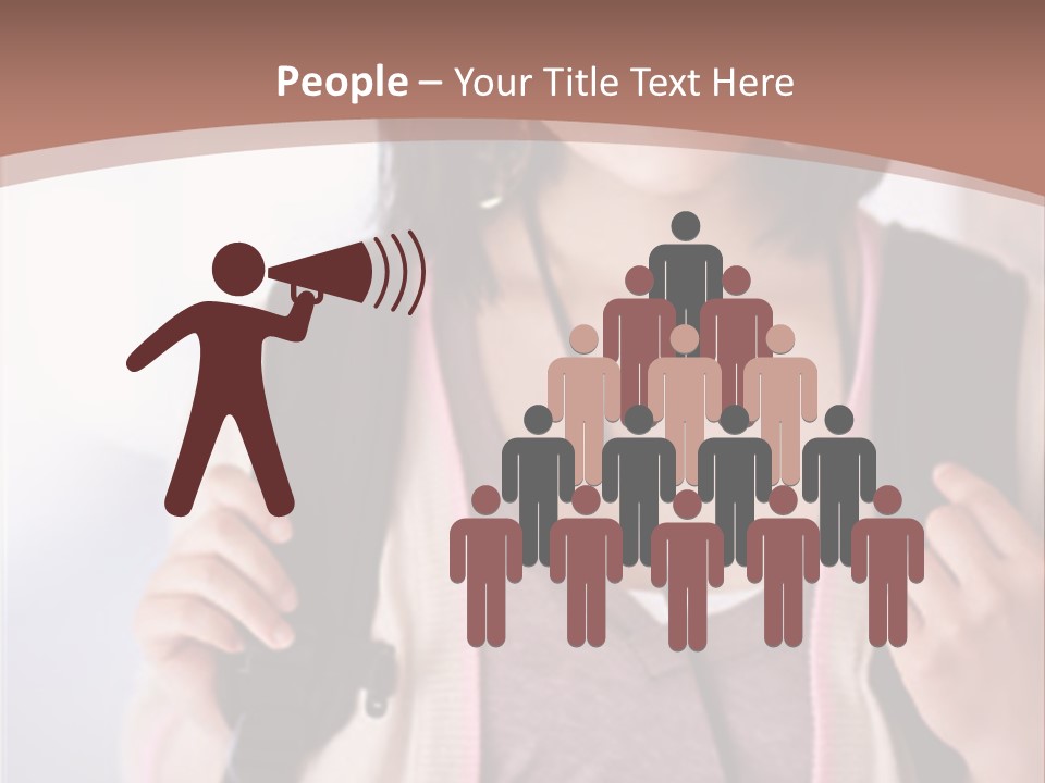 Race Adolescence Lady PowerPoint Template