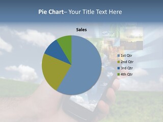 Sky Wireless Screen PowerPoint Template