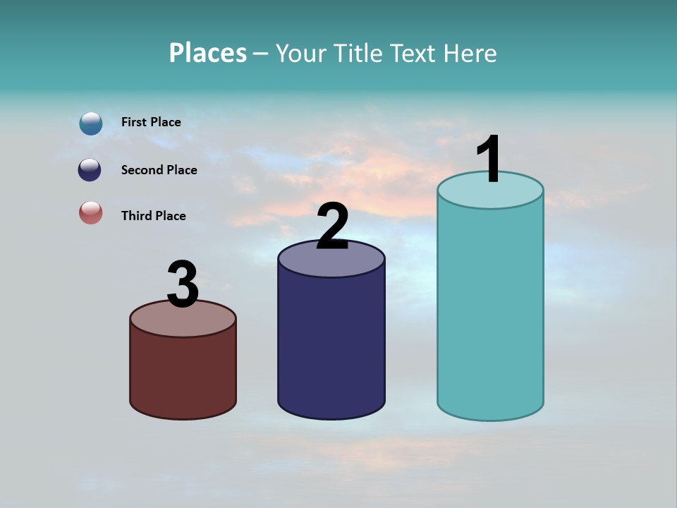 Evening Beautiful Sunlight PowerPoint Template