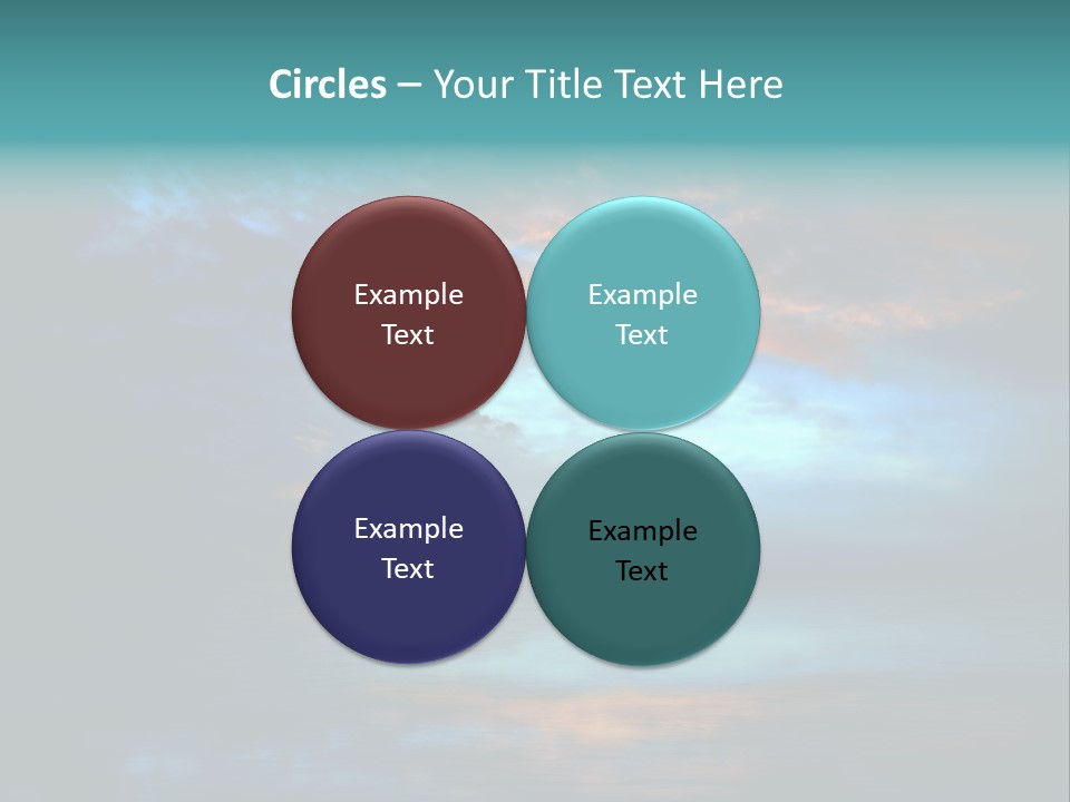 Evening Beautiful Sunlight PowerPoint Template