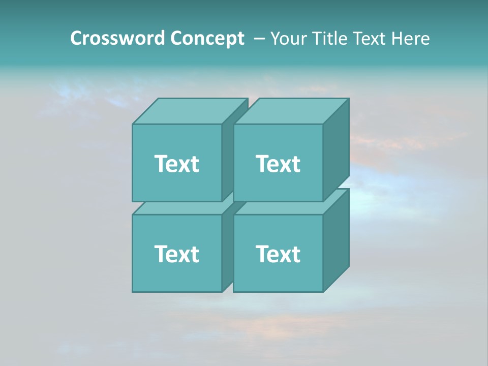 Evening Beautiful Sunlight PowerPoint Template