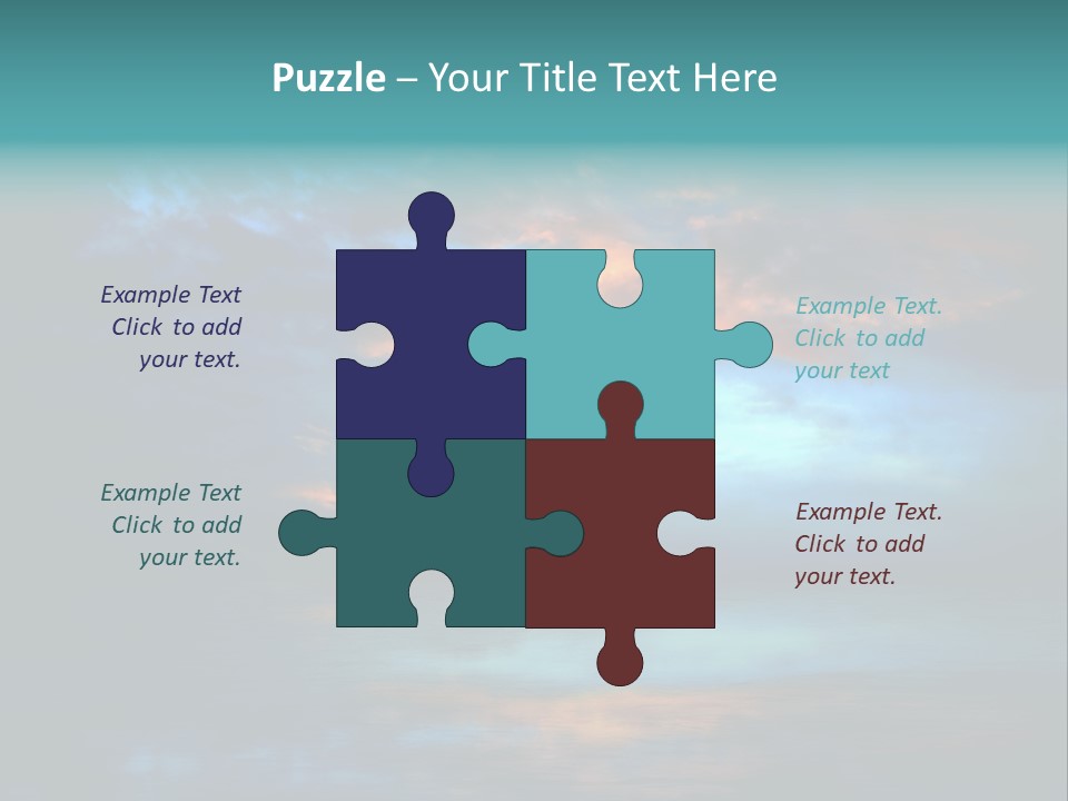 Evening Beautiful Sunlight PowerPoint Template