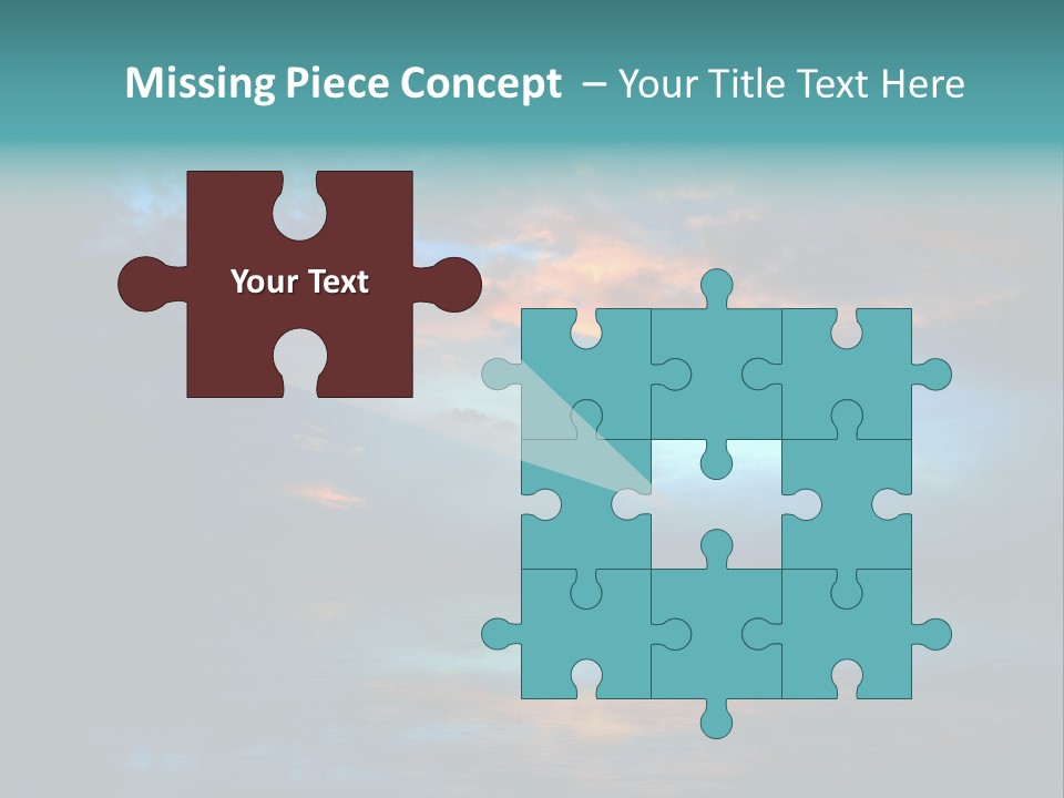 Evening Beautiful Sunlight PowerPoint Template