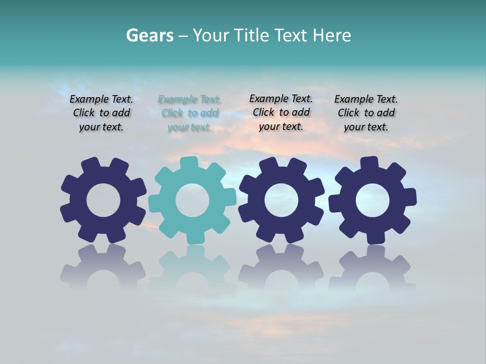 Evening Beautiful Sunlight PowerPoint Template