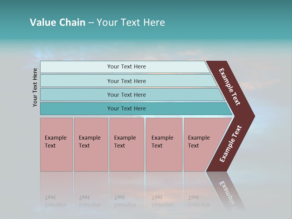 Evening Beautiful Sunlight PowerPoint Template