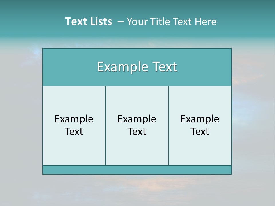 Evening Beautiful Sunlight PowerPoint Template