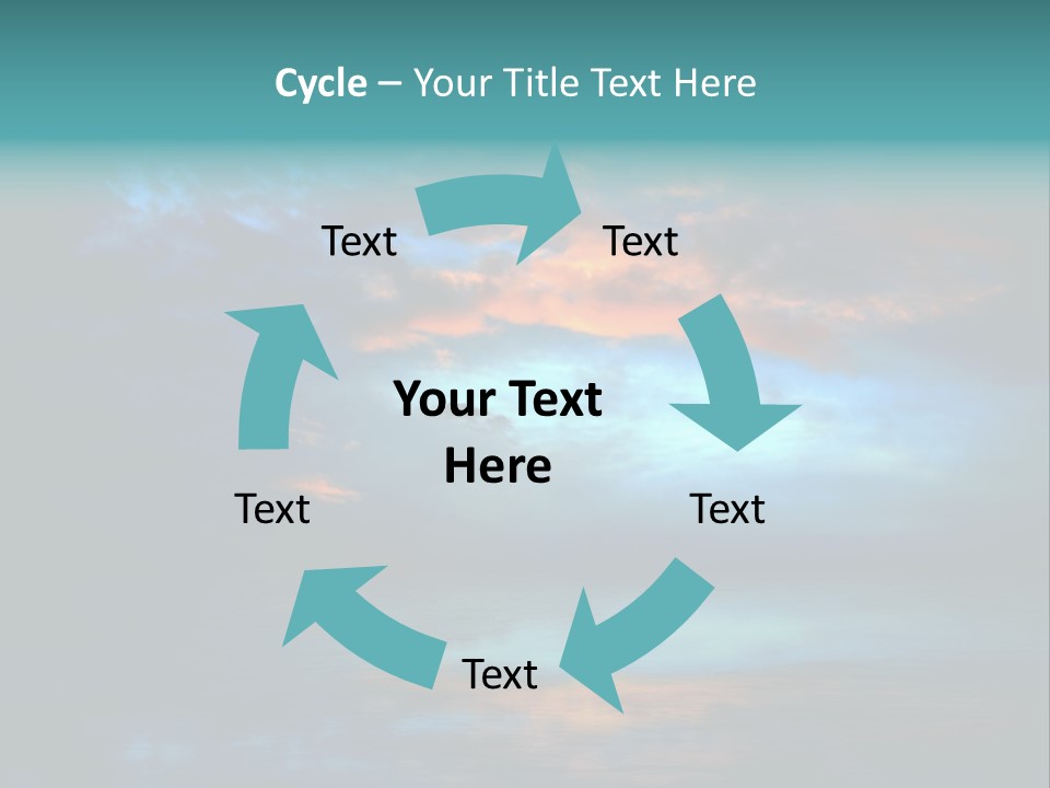 Evening Beautiful Sunlight PowerPoint Template