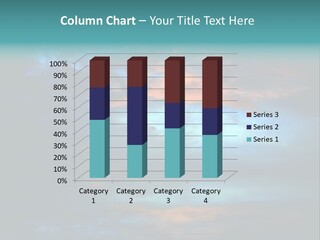 Evening Beautiful Sunlight PowerPoint Template