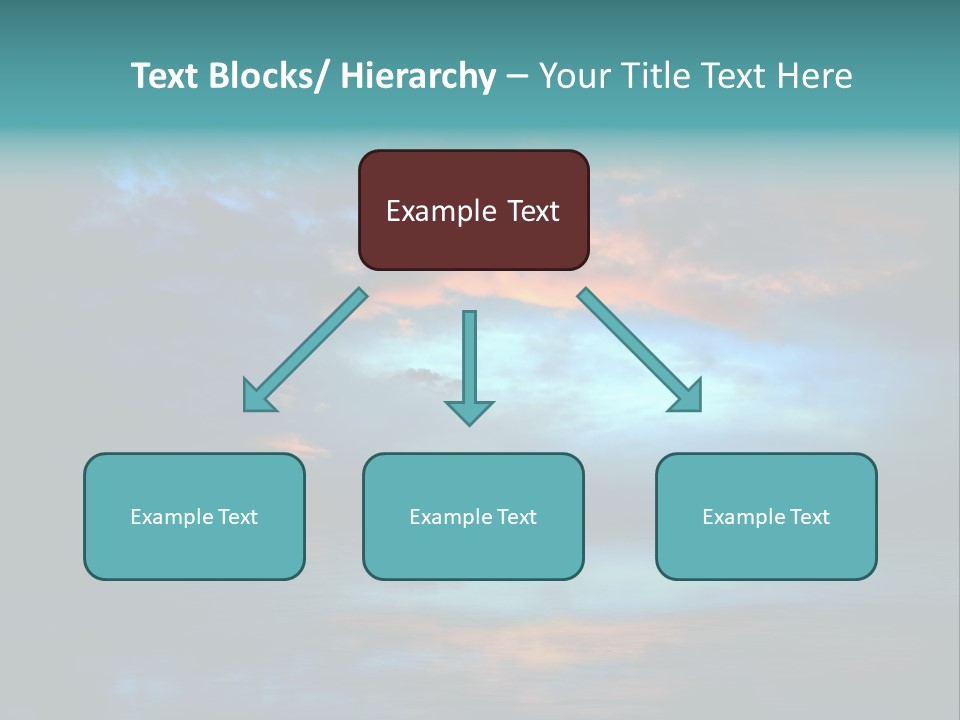 Evening Beautiful Sunlight PowerPoint Template