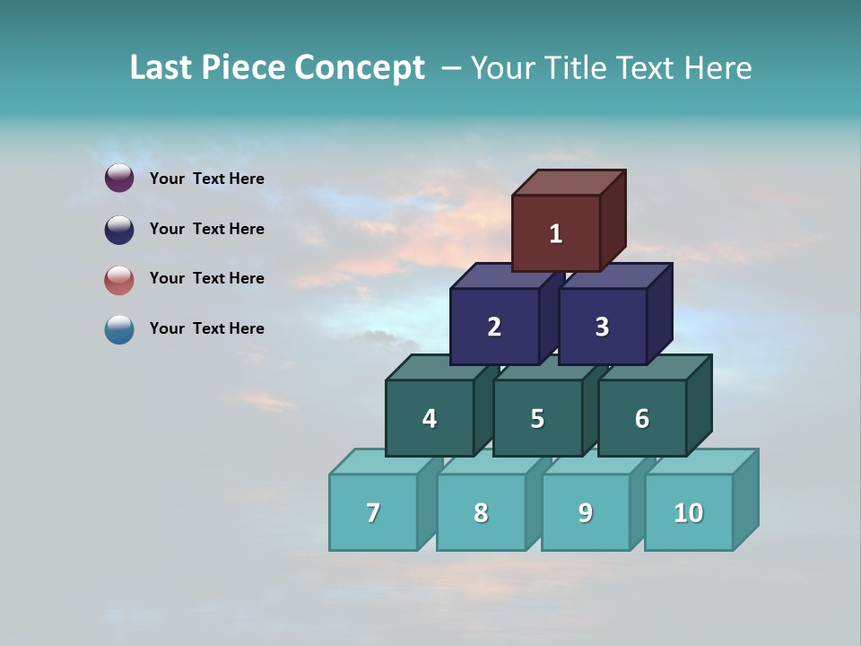 Evening Beautiful Sunlight PowerPoint Template