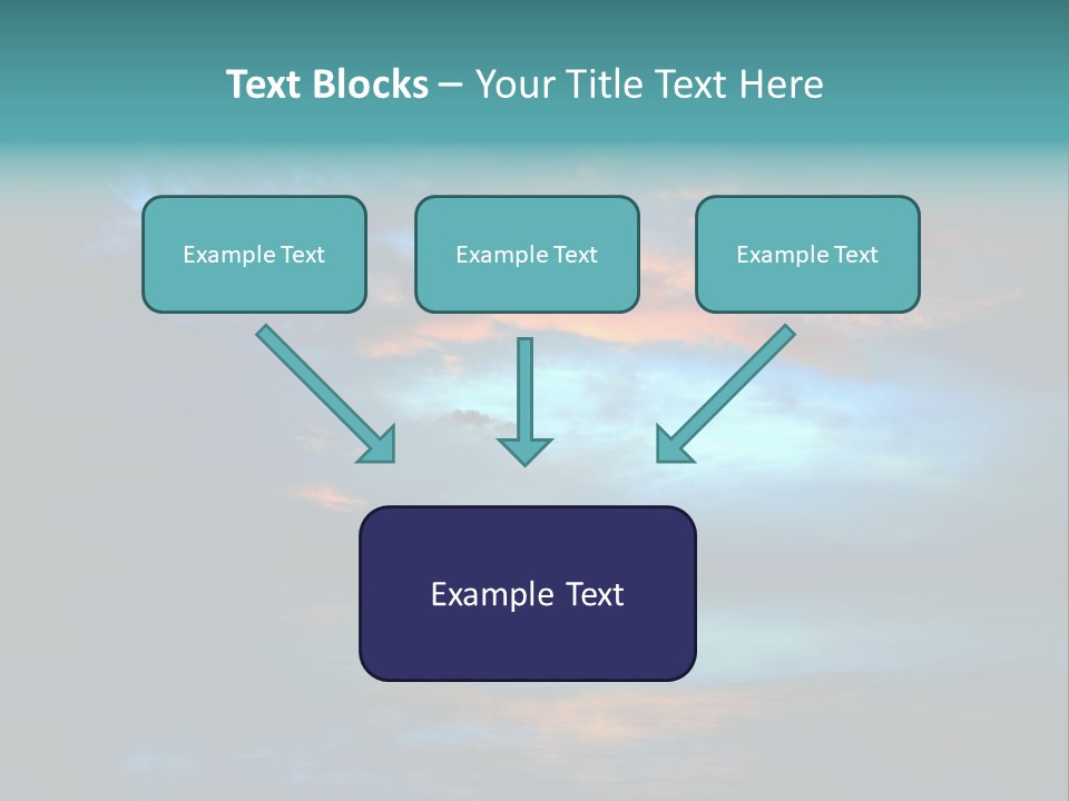 Evening Beautiful Sunlight PowerPoint Template