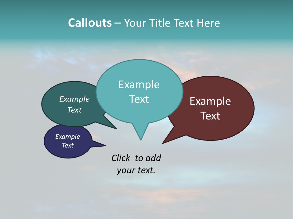 Evening Beautiful Sunlight PowerPoint Template