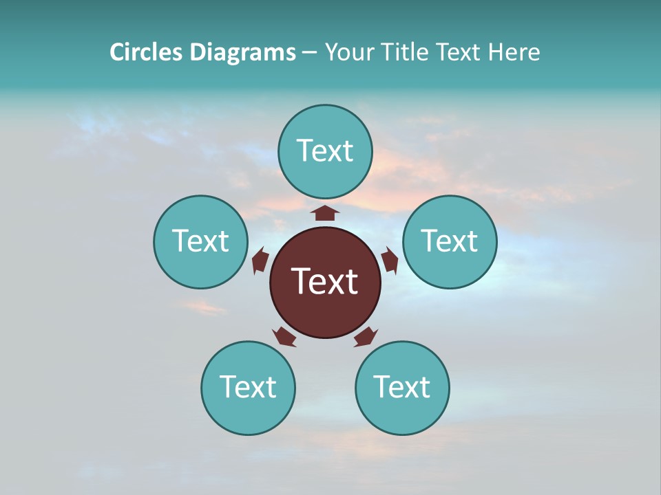 Evening Beautiful Sunlight PowerPoint Template