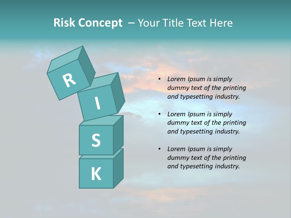 Evening Beautiful Sunlight PowerPoint Template