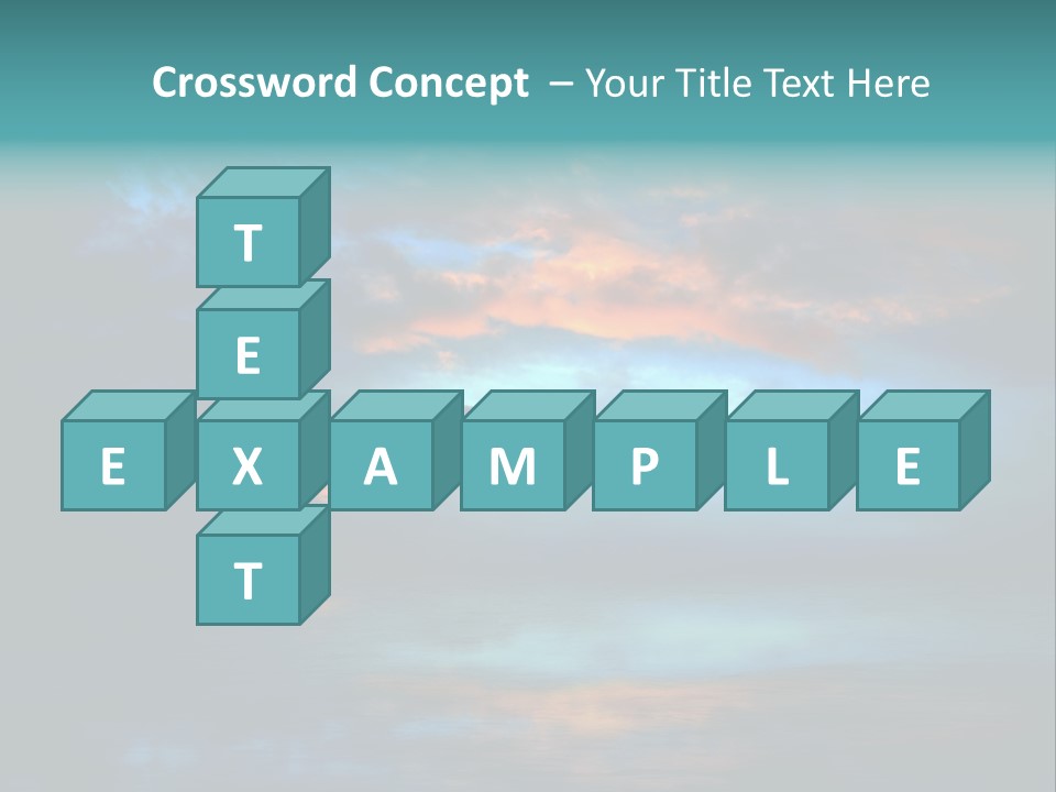 Evening Beautiful Sunlight PowerPoint Template