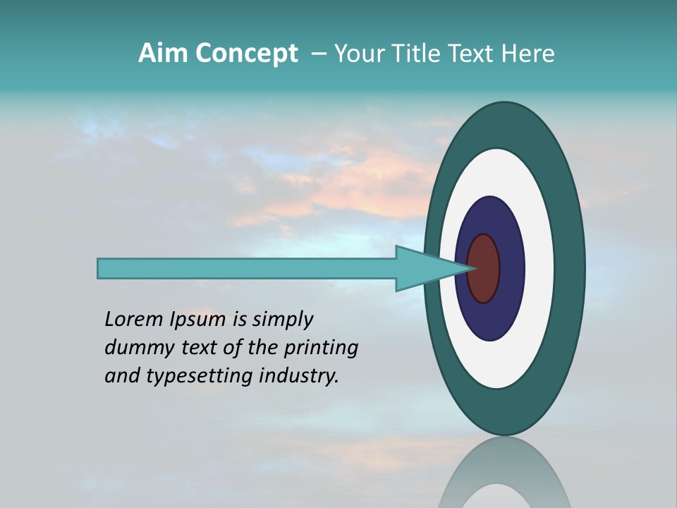 Evening Beautiful Sunlight PowerPoint Template