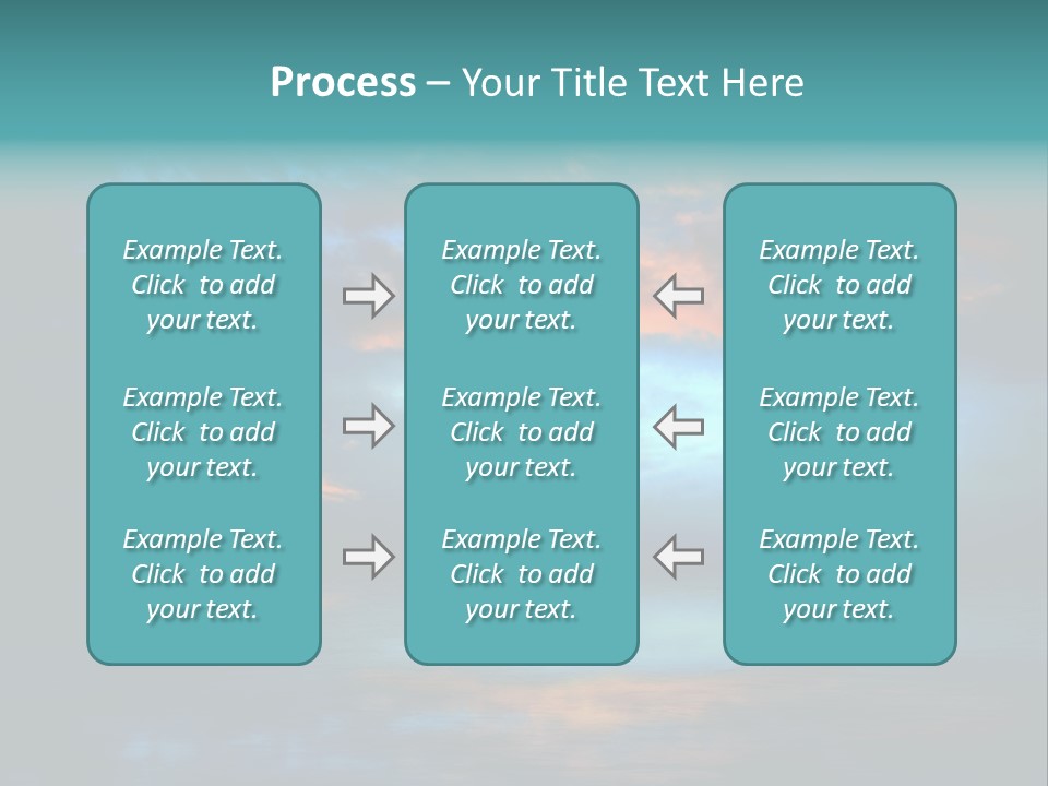 Evening Beautiful Sunlight PowerPoint Template