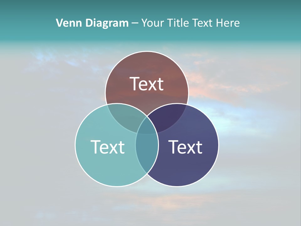 Evening Beautiful Sunlight PowerPoint Template